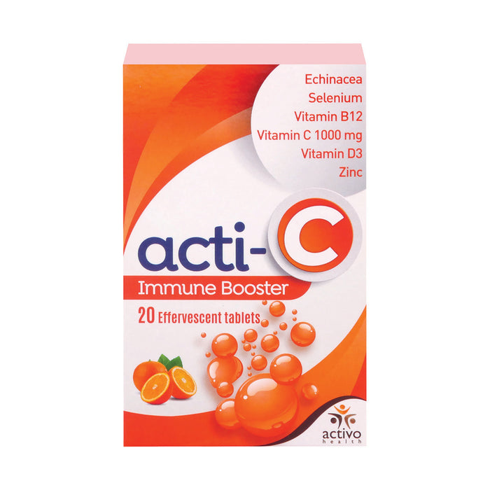 Acti-C Immune Booster Orange 20 Effervescent Tablets
