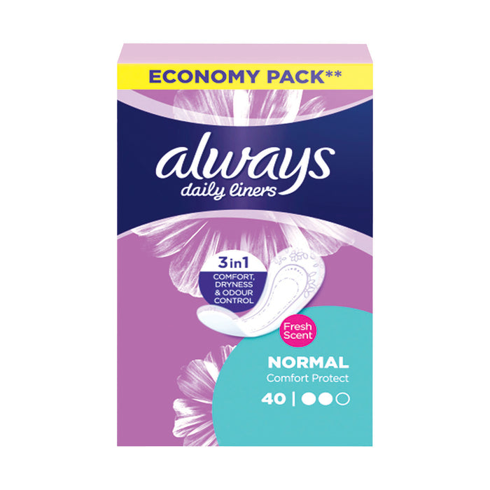 Always Pantyliners Normal Scented 40
