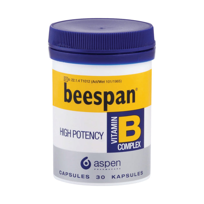 Beespan Vitamin B Complex 30 Capsules