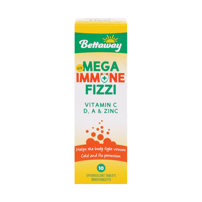 Bettaway Mega Immune Orange 10 Effervescent Tablets