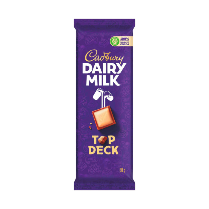 Cadbury Dairy Milk Top Deck Chocolate Slab Large 80g