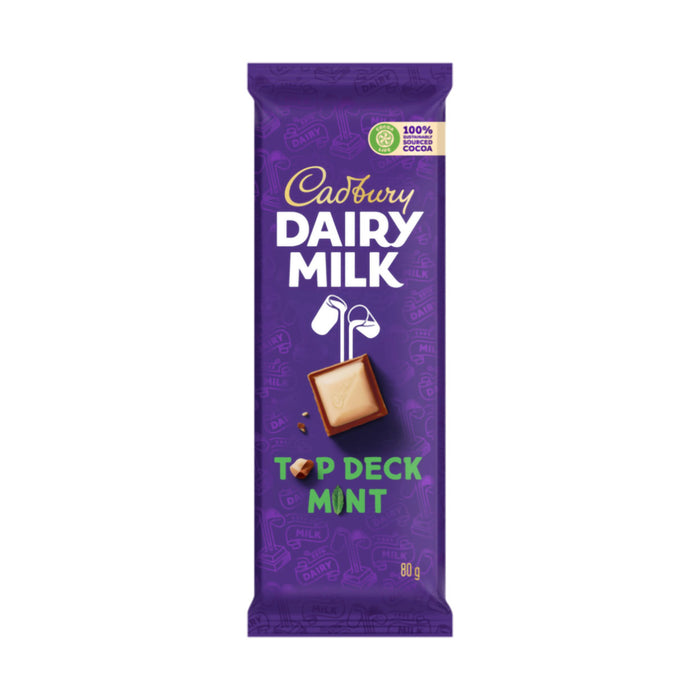Cadbury Dairy Milk Top Deck Mint Slab 80g