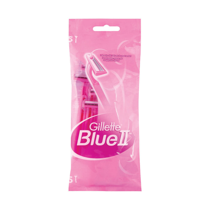 Gillette Blades Blue II Plus Women Disposable 5 Pack