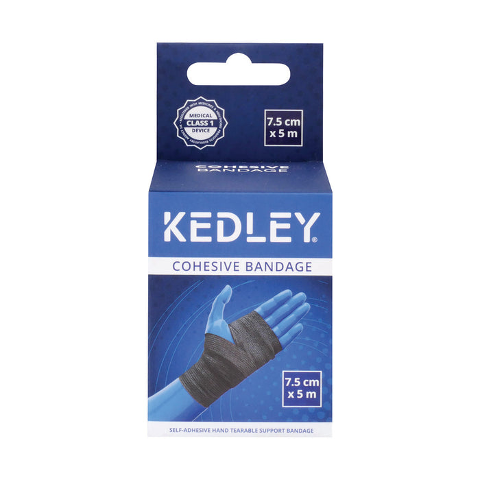 Kedley Cohesive Bandage 7.5cm - Black