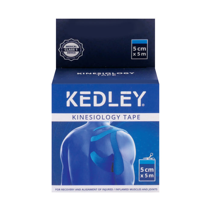 Kedley Kinesiology Sports Tape 5cm x 5m - Blue