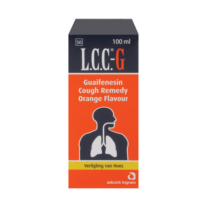 L.C.C-G Cough Remedy Guaiphenesin Orange 100ml