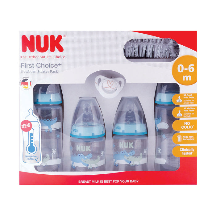 NUK First Choice Plus Starter Pack Boys