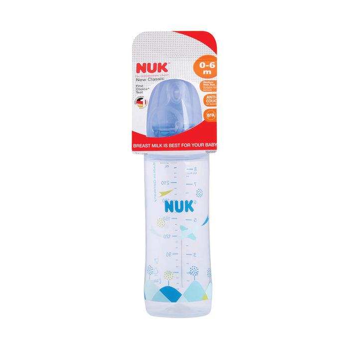 Nuk New Classic Bottle 250ml 0-6 Months