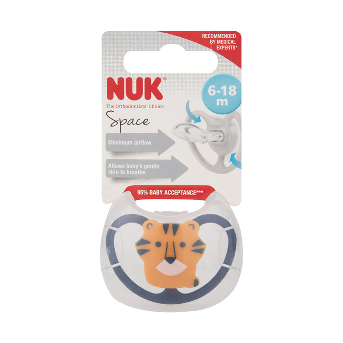 Nuk Space Soother Neutral 6-18 Months Boy