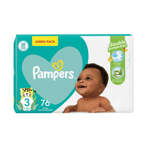 Pampers Active Baby-Dry 3 Midi Jumbo Pack 76 Nappies