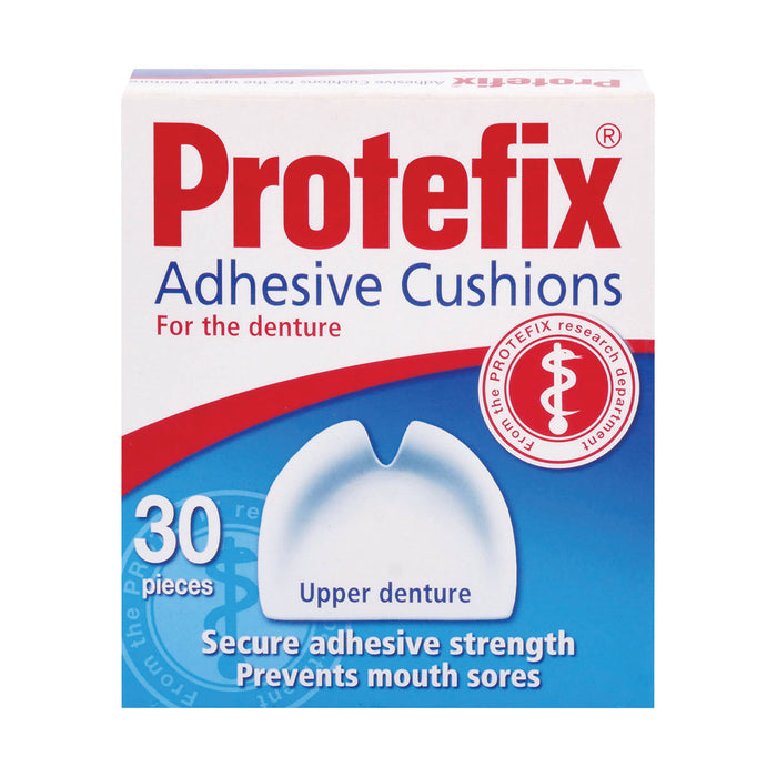 Protefix Adhesive Cushions Upper Dentures 30 Pieces