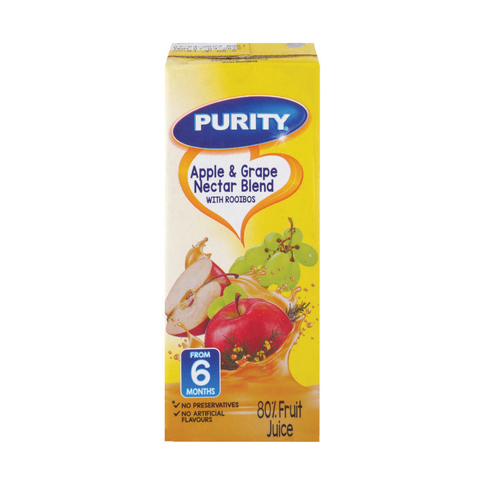 Purity Apple & Grape Juice 200ml