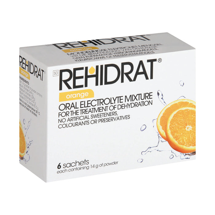 Rehidrat Electrolyte Mixture Orange 6 Sachets
