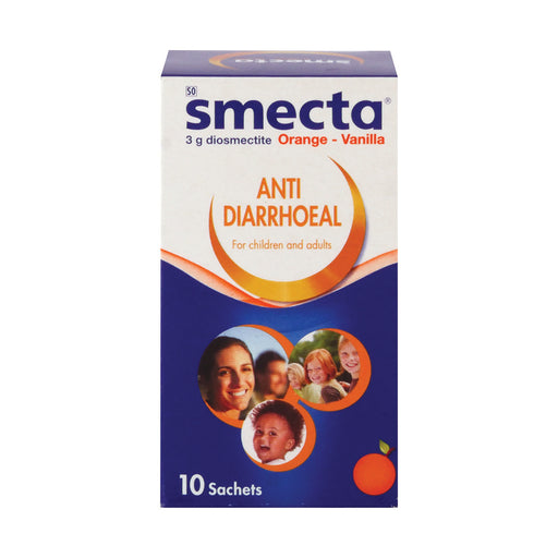 Smecta for Diarrhea Orange and Vanilla 10 Sachets