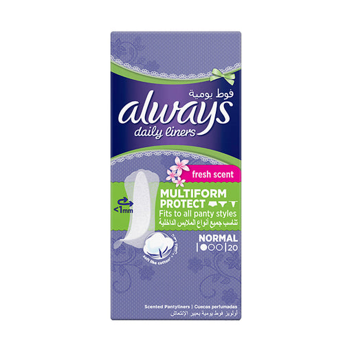 Always Daily Liner Lightly Scented 20