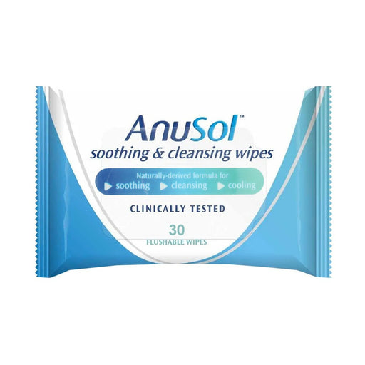 AnuSol Soothing & Cleansing Wipes 30 Wipes