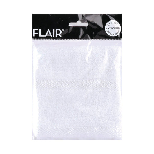 Flair Facecloth White