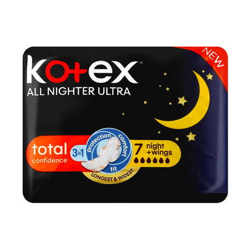 Kotex Allnighter Ultra Thin Overnight 7 Pack