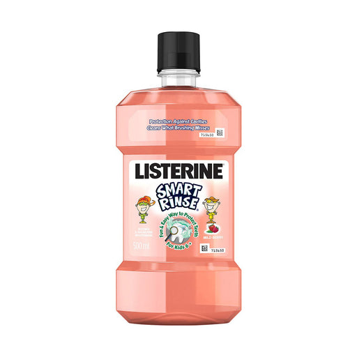Listerine Kids Smart Rinse Mouthwash Berry 500ml
