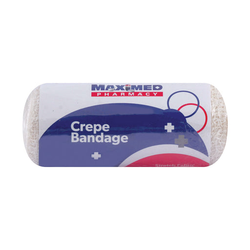 Maximed Crepe Bandages 100mm With Clip