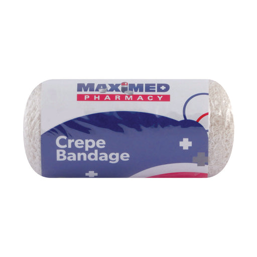 Maximed Crepe Bandages 75mm With Clip