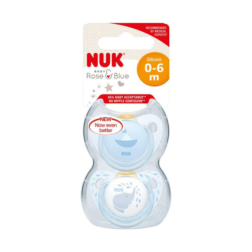 Nuk Silicone Baby Blue Soother 0-6 Months