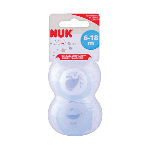 Nuk Silicone Baby Blue Soother 6-18 Months