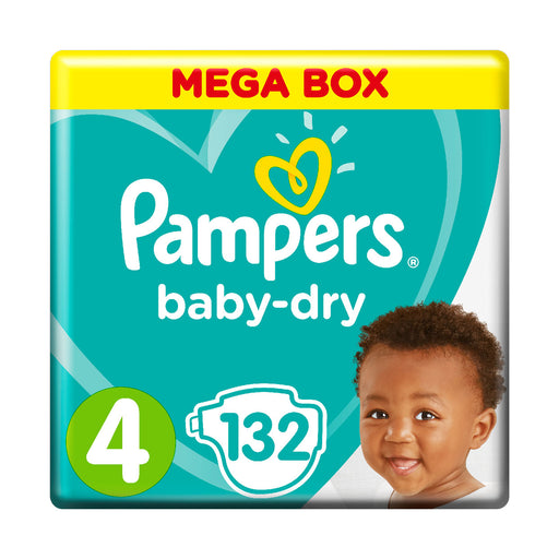 Pampers Active Baby-Dry Size 4 Mega Box 132