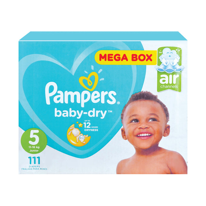 Pampers Active Baby-Dry Size 5 Mega Box 111