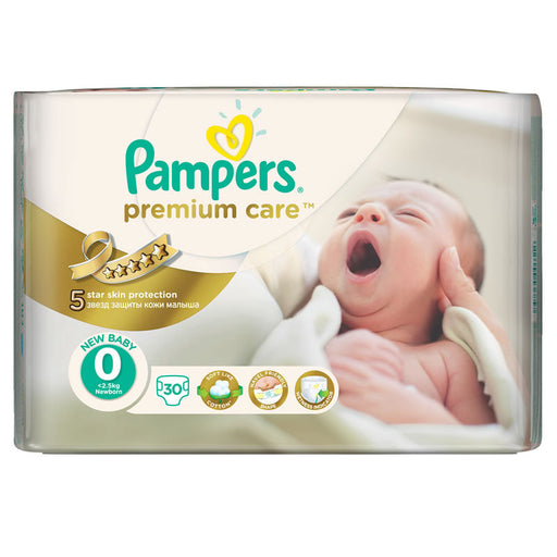 Pampers Premium Care Size 0 30 Nappies