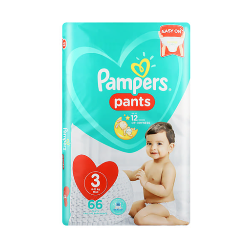 Pampers Active Baby Pants Jumbo Pack Size 3 66 Pants