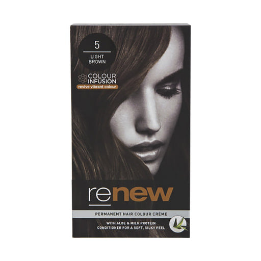 Renew Colour Infusion Permanent Hair Colour Creme Light Brown 5