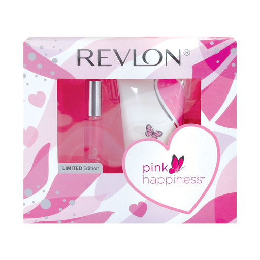 Revlon Pink Happiness Edt Gift Set - Spray 17ml and Body Lotion 150ml