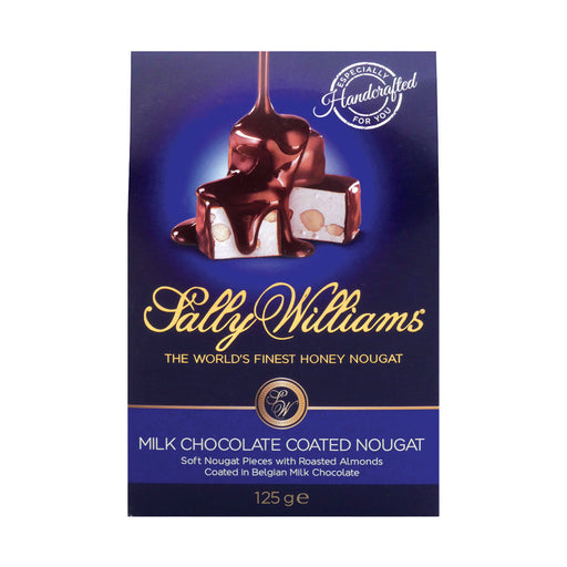 Sally Williams Milk Chocolate Coated Nougat 125g