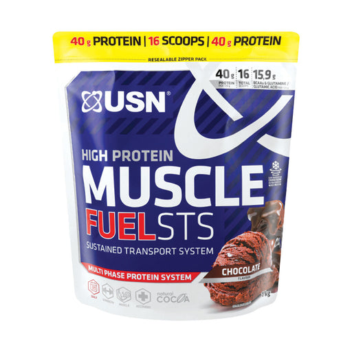 USN Muscle Fuel STS High Protein Chocolate 1kg