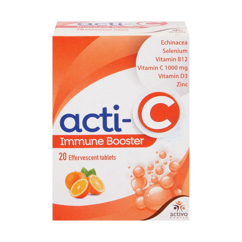 Acti-C Immune Booster Orange 20 Effervescent Tablets