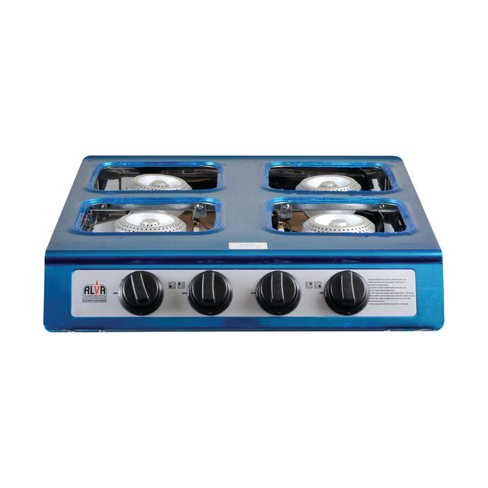 Alva 4 Burner Stainless Steel Gas Stove