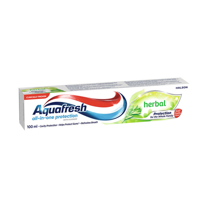 Aquafresh All-in-One Fluoride Toothpaste Herbal 100ml