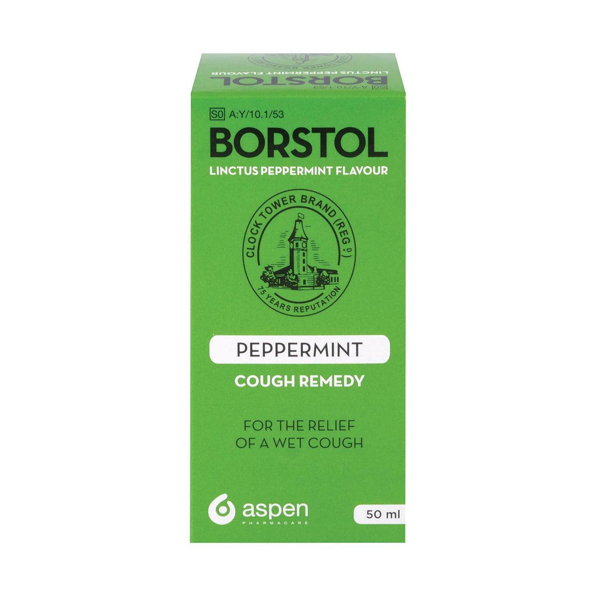 Borstol Cough Syrup Peppermint 50ml Maximed