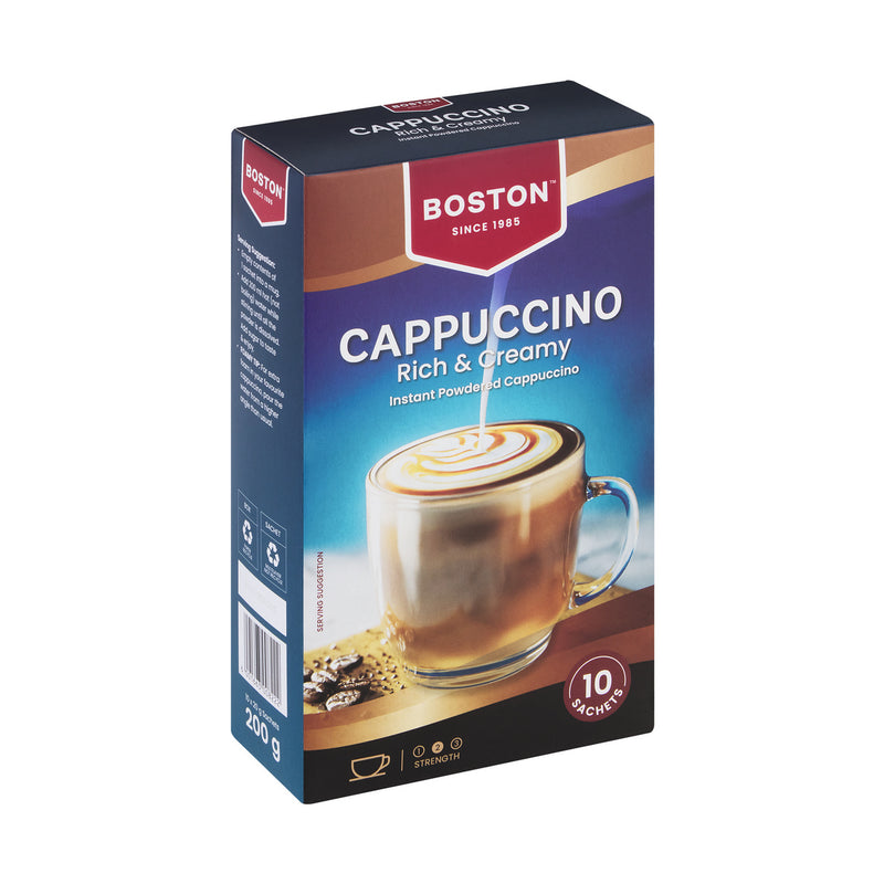 Boston Cappuccino Rich & Creamy 10 Pack