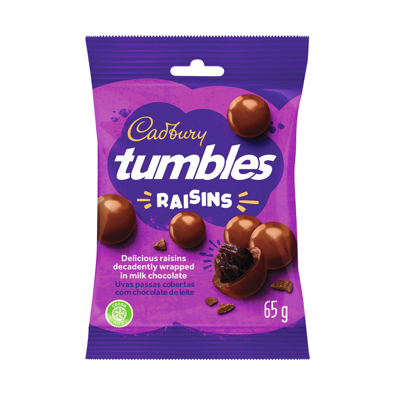 Cadbury Tumbles Raisins 65g