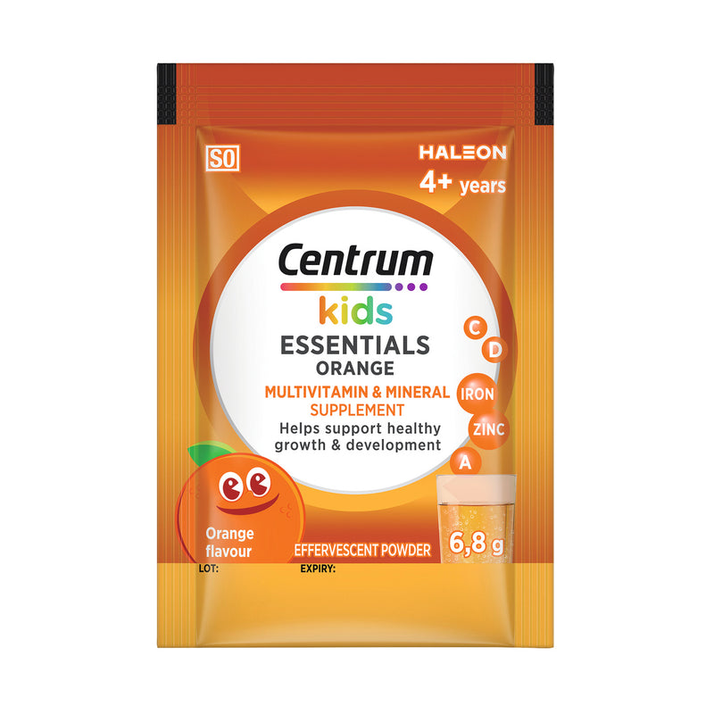 Centrum Kids Essentials Orange Effervescent 20 Sachets