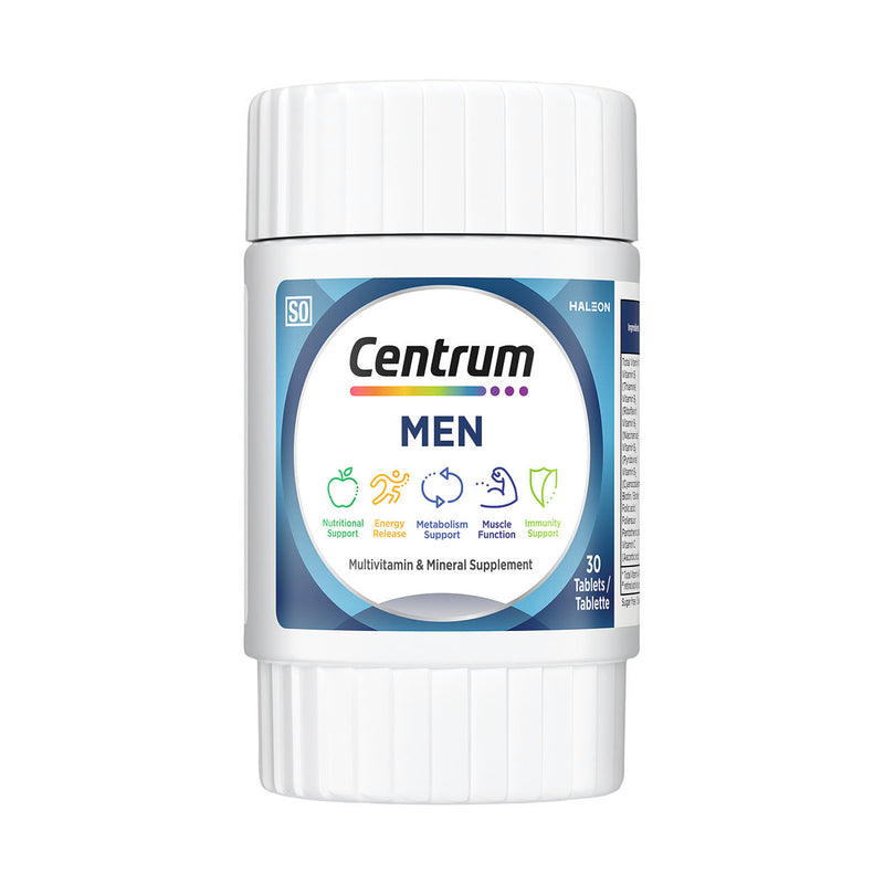 Centrum Men Multivitamin & Mineral Supplement 30 Tablets