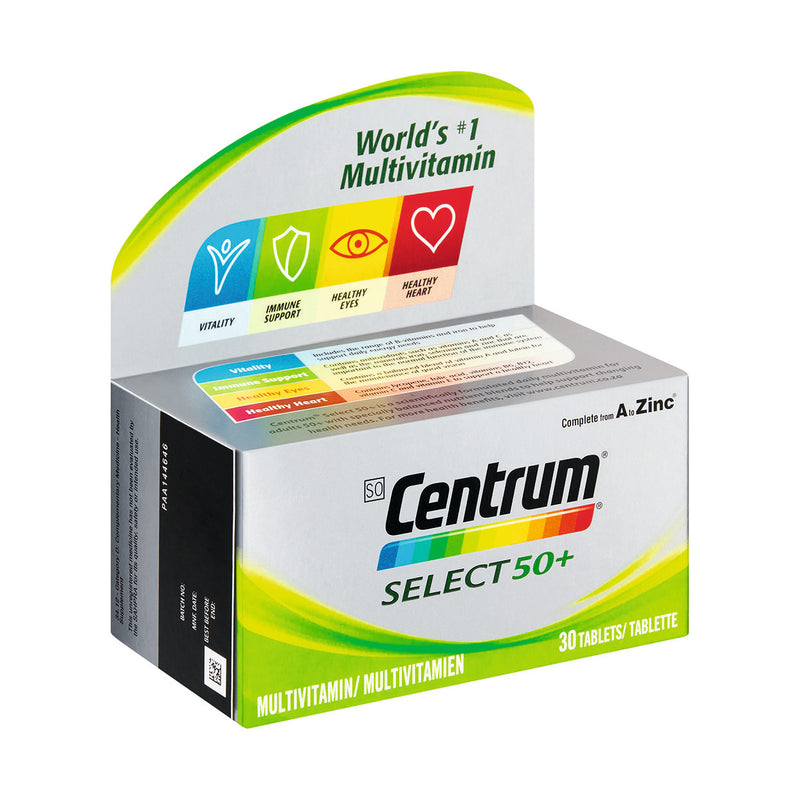 Centrum Select 50+ Multivitamin 30 Tablets