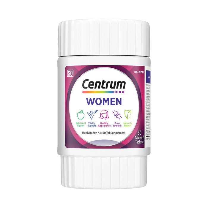 Centrum Women Multivitamin & Mineral Supplement 30 Tablets