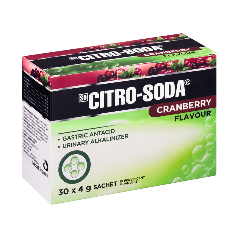 Citro-Soda Cranberry 30 x 4g Granule Sachets