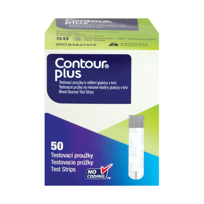 Contour Plus 50 Blood Glucose Test Strips
