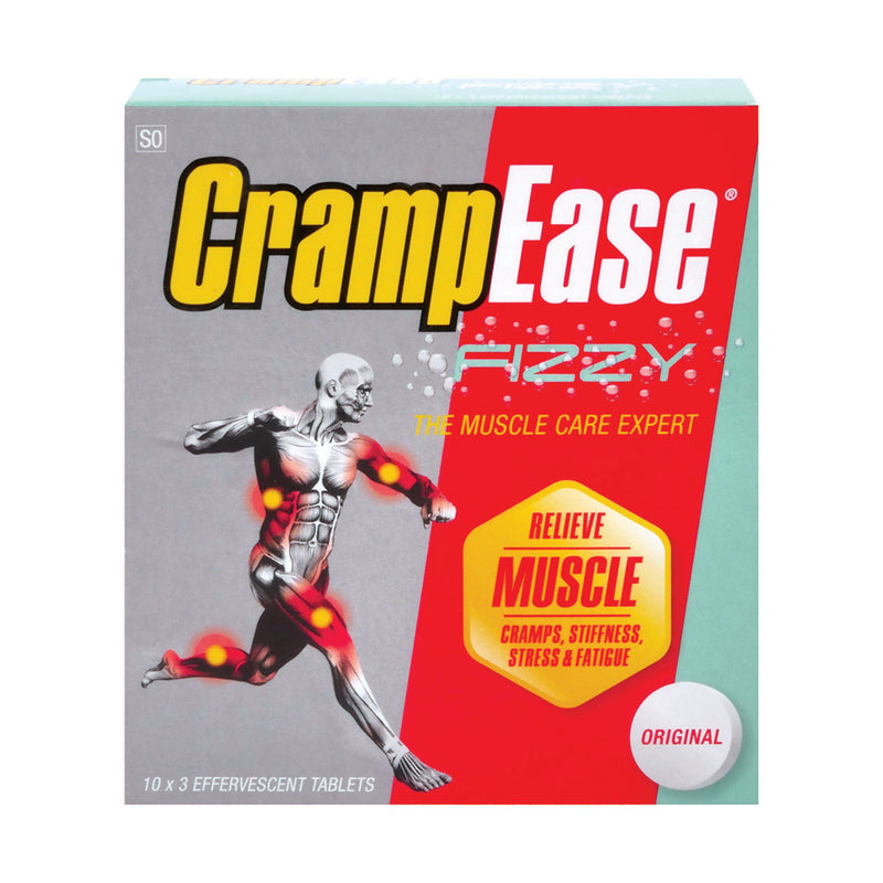 CrampEase Fizzy Original 30 Effervescent Tablets