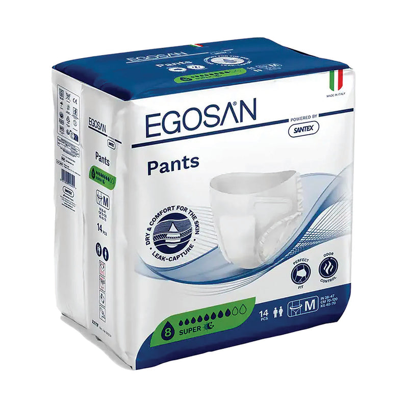 Egosan Pants Medium 8 Drops Super 14 Pack