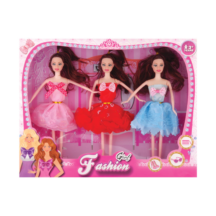 Fashion Doll Set of 3